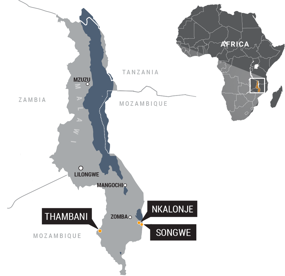 Songwe Hill Project Map
